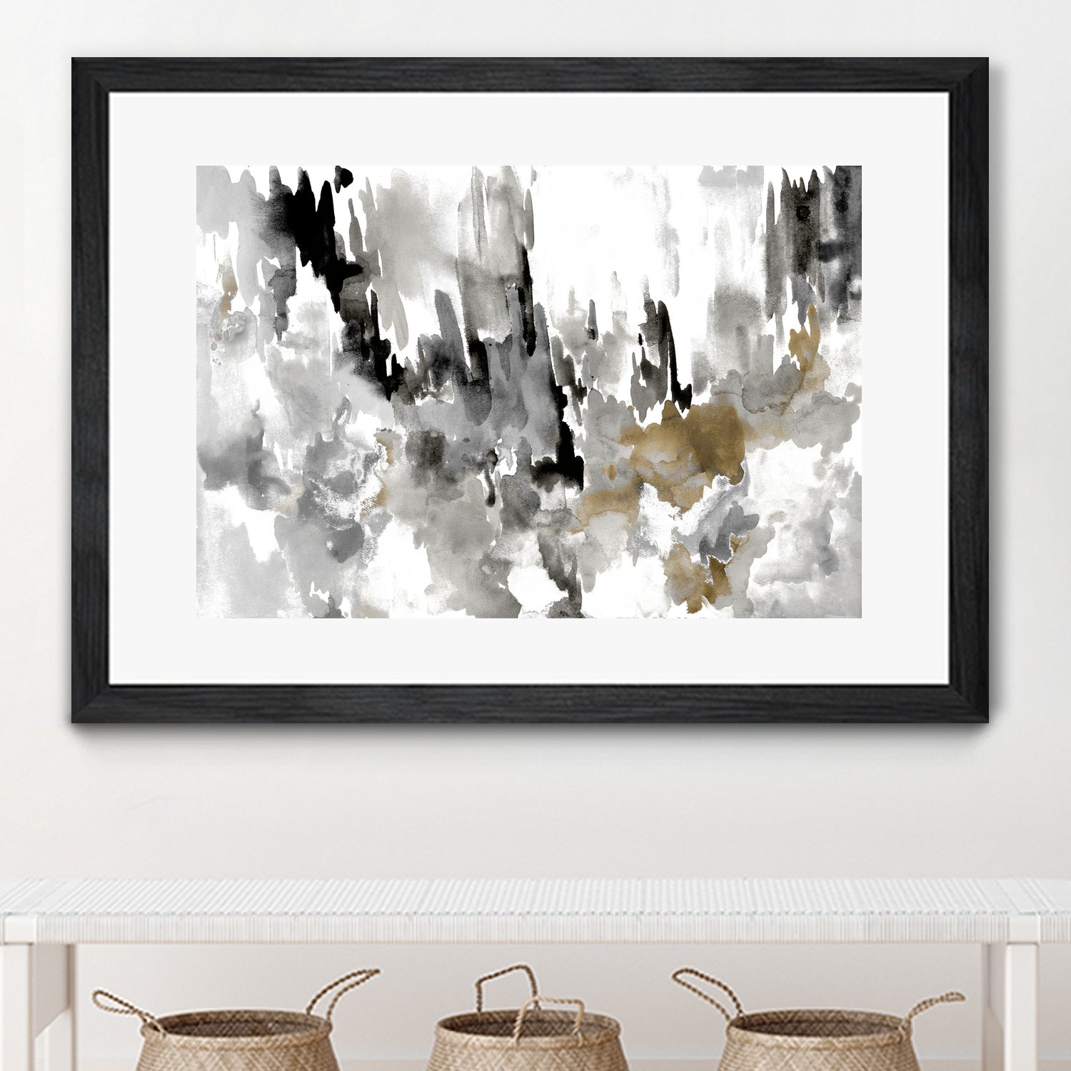 Neutral Splatter by Kat Papa on GIANT ART - abstract neutral