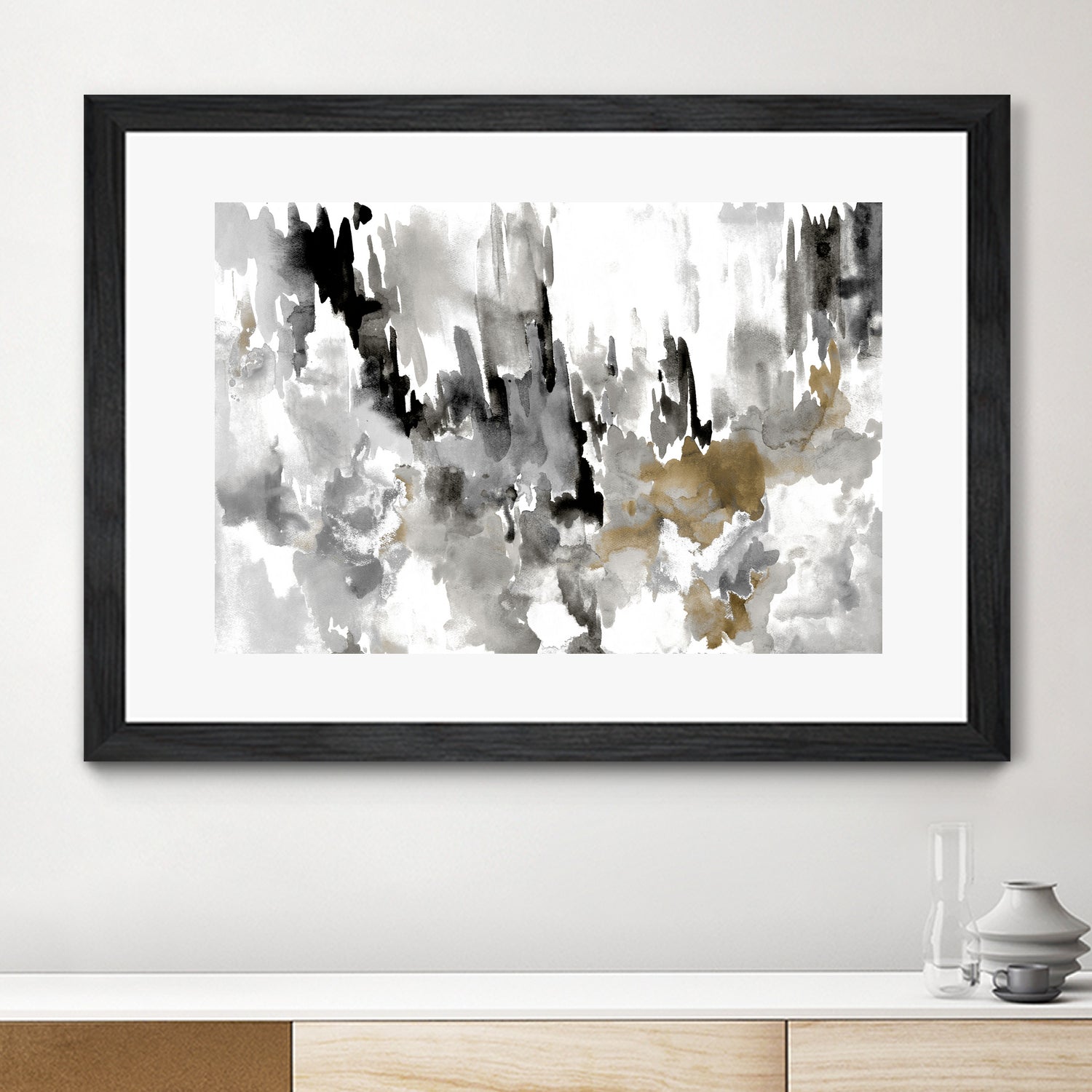 Neutral Splatter by Kat Papa on GIANT ART - abstract neutral