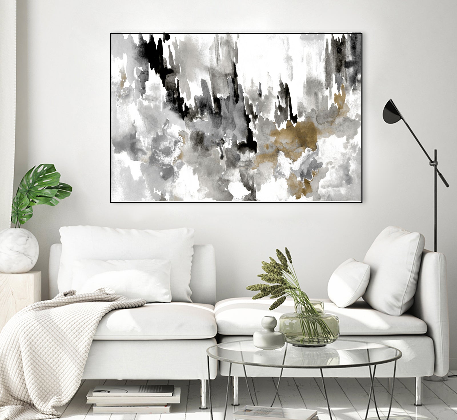 Neutral Splatter by Kat Papa on GIANT ART - abstract neutral