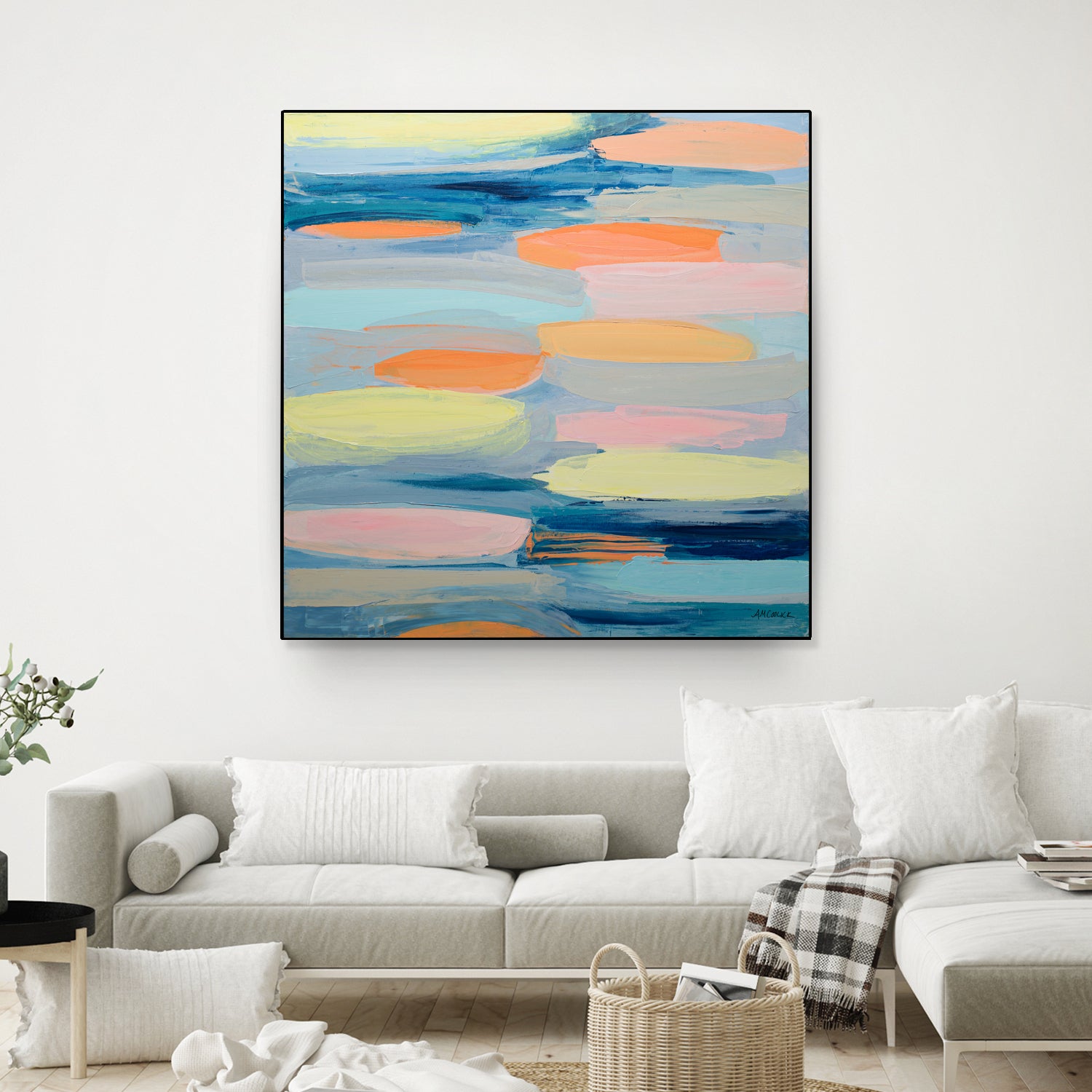 Just Peachy by Ann Marie Coolick on GIANT ART - abstract just