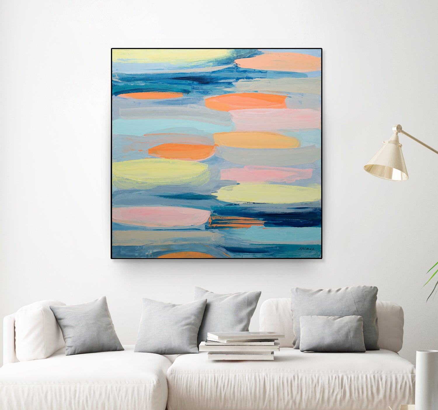 Just Peachy by Ann Marie Coolick on GIANT ART - abstract just