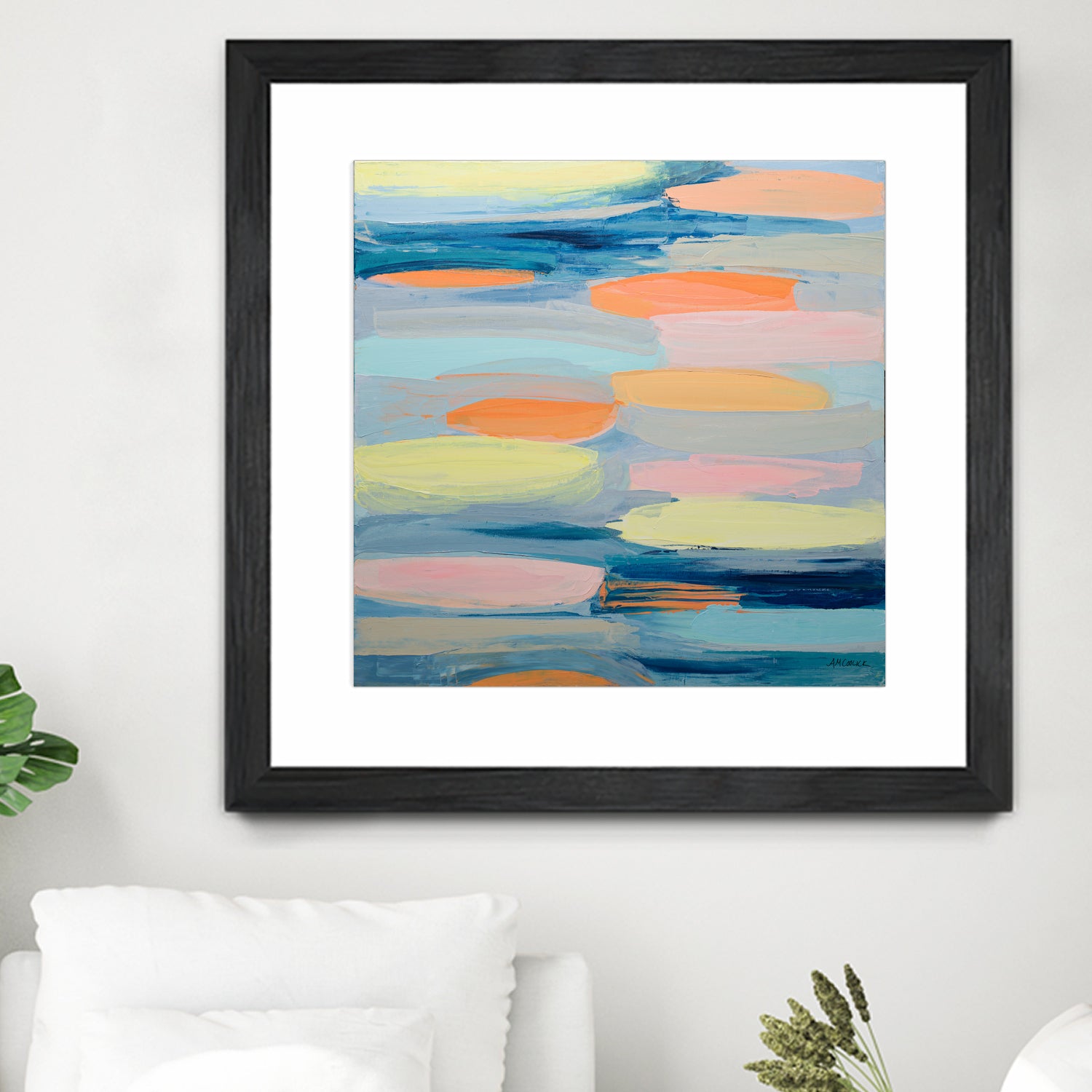 Just Peachy by Ann Marie Coolick on GIANT ART - abstract just