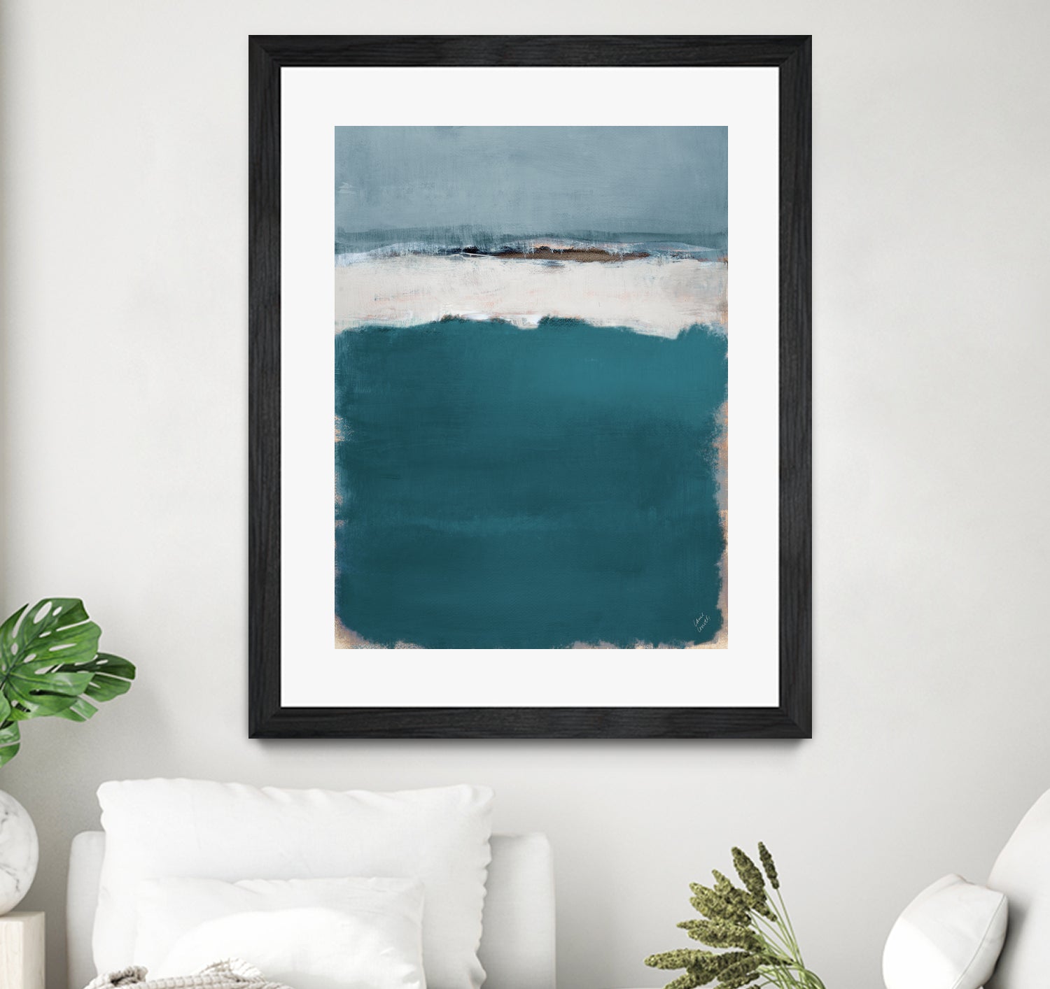 Deep Blue Sea Abstract by Lanie Loreth on GIANT ART - abstract deep