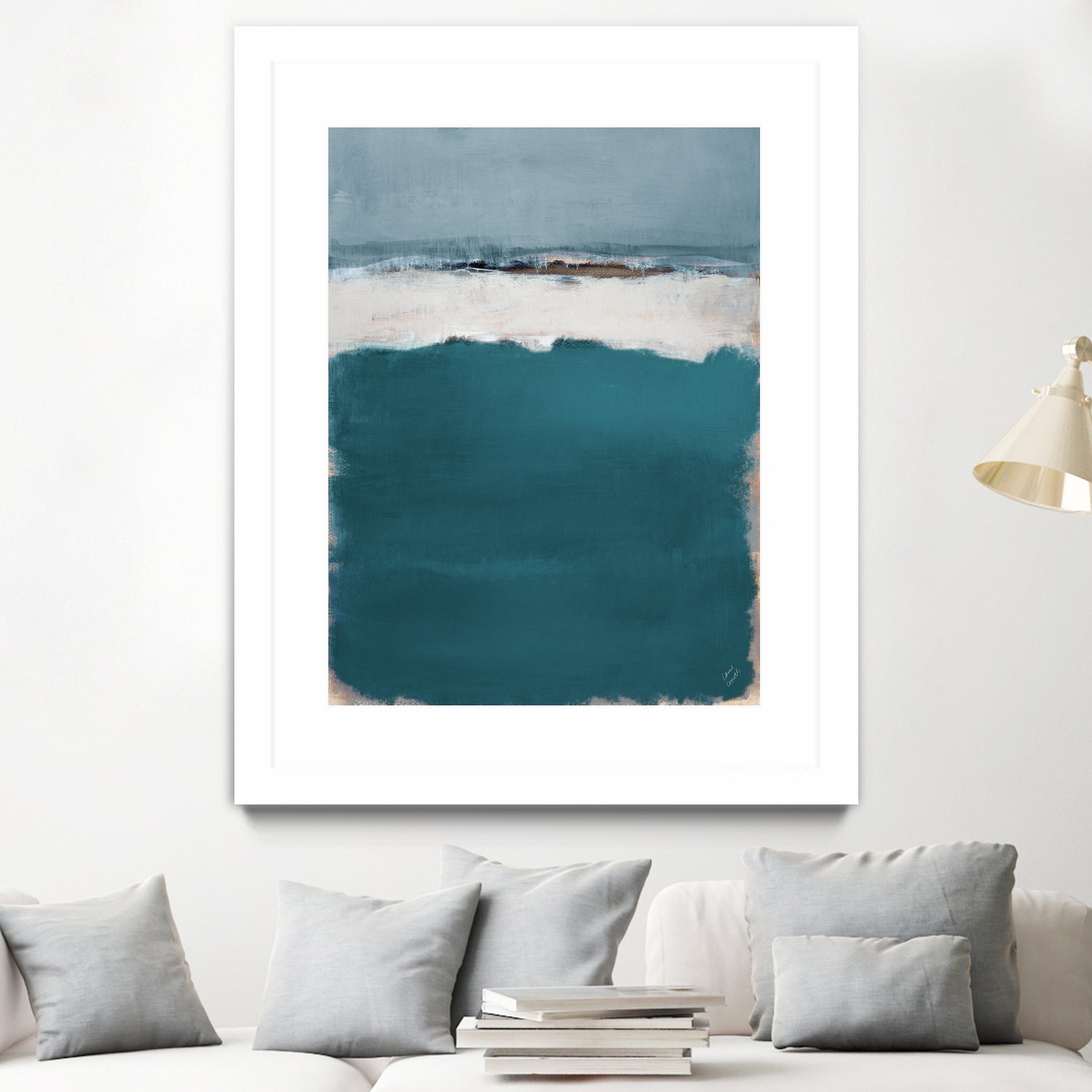 Deep Blue Sea Abstract by Lanie Loreth on GIANT ART - abstract deep