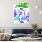 Blue Vase I by Deidre Mosher on GIANT ART - decorative 