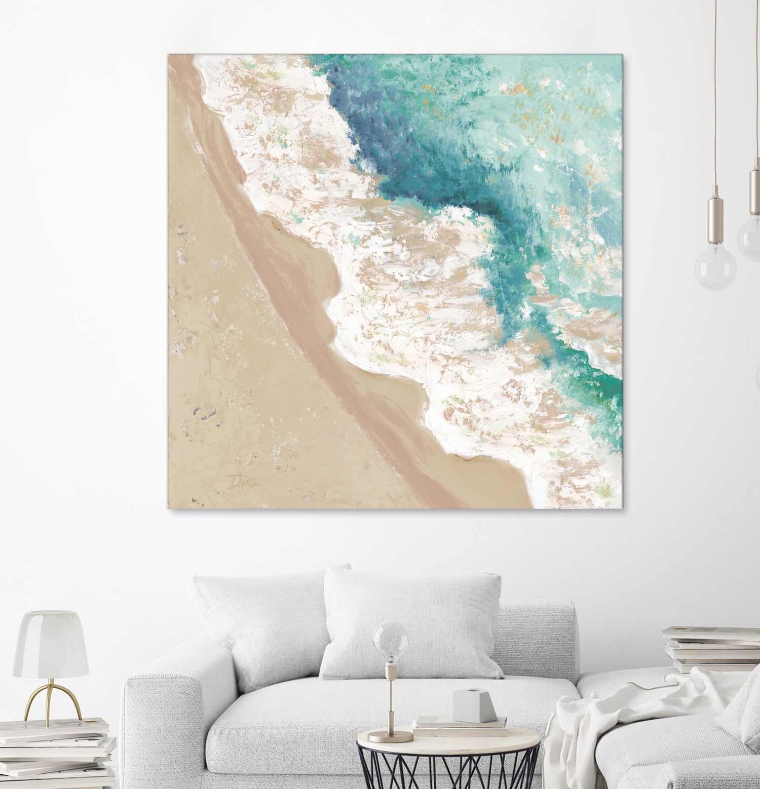 Waves Crashing by Patricia  Pinto on GIANT ART - coastal waves