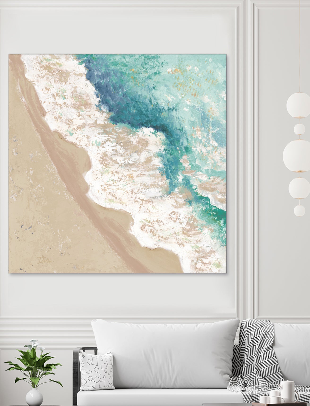 Waves Crashing by Patricia  Pinto on GIANT ART - coastal waves