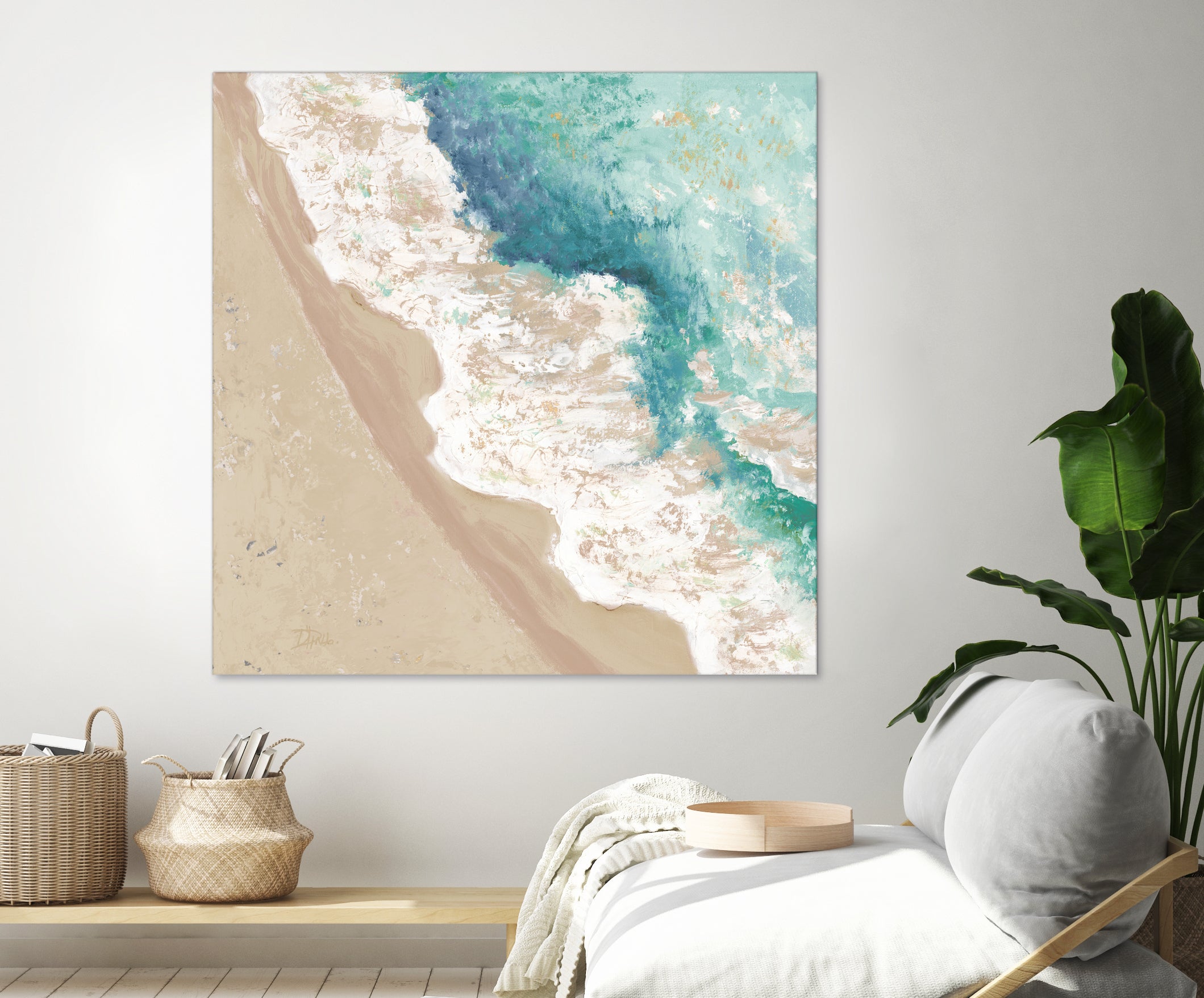 Waves Crashing by Patricia  Pinto on GIANT ART - coastal waves