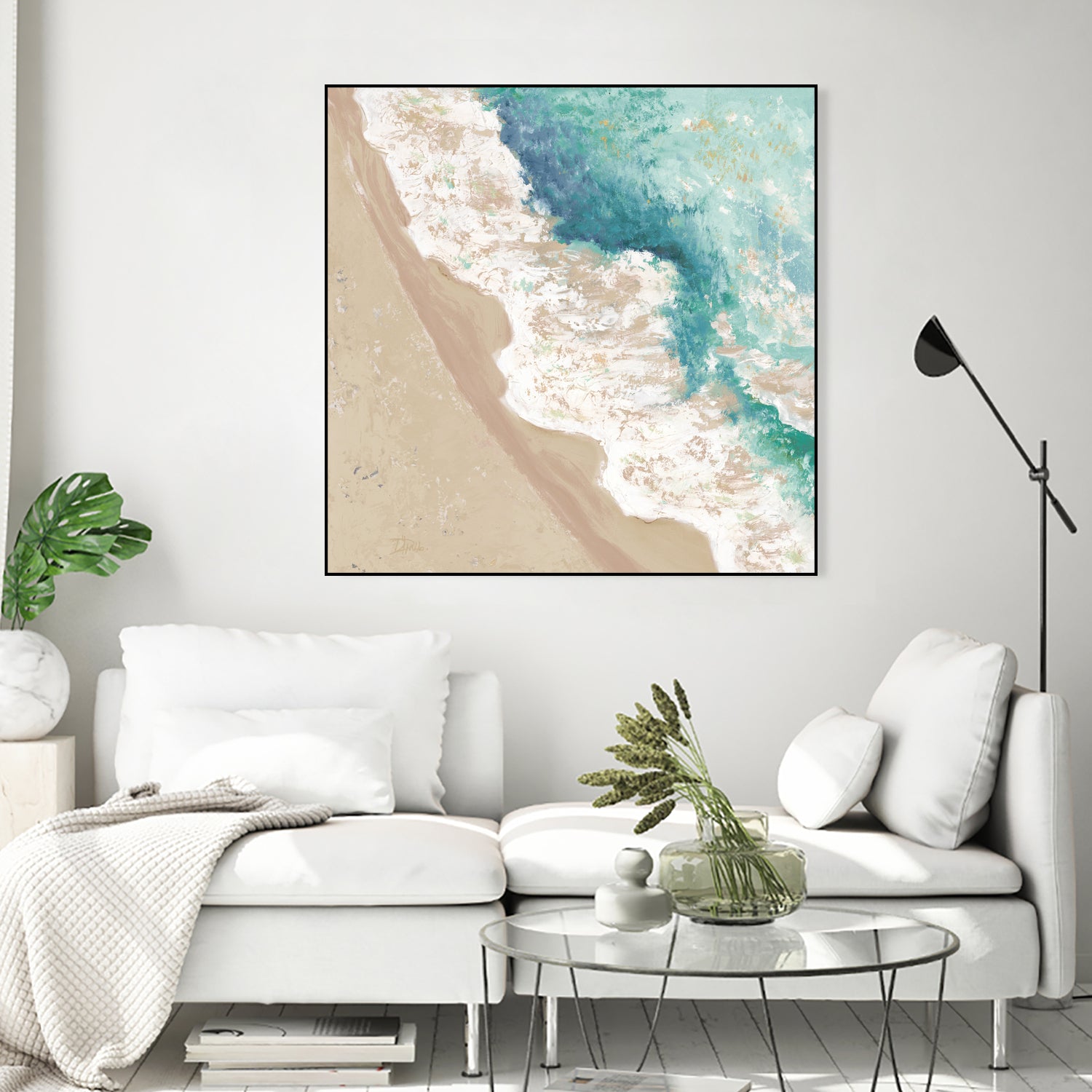 Waves Crashing by Patricia  Pinto on GIANT ART - coastal waves