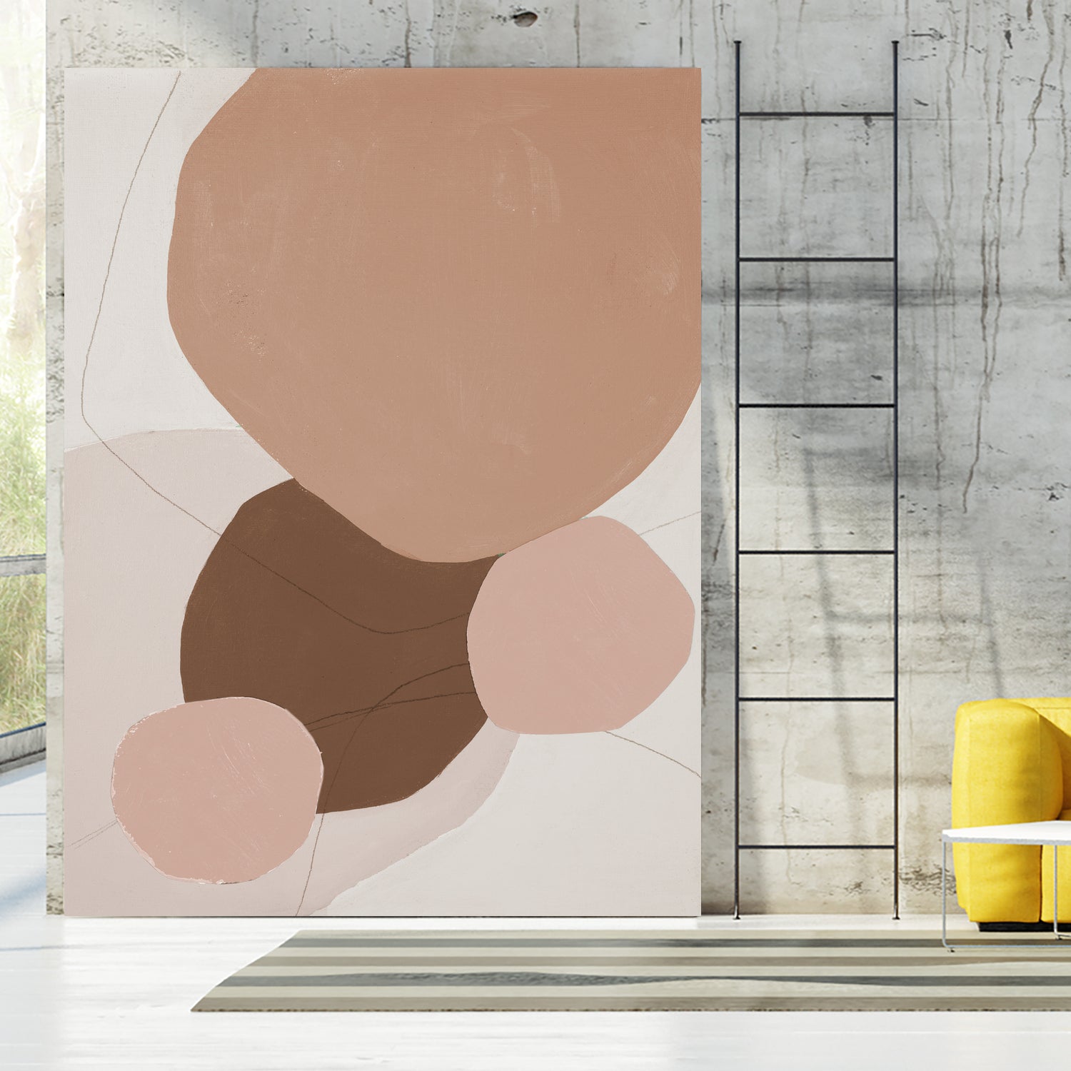 Fresh Shapes In Brown by Patricia Pinto on GIANT ART - abstract abstract