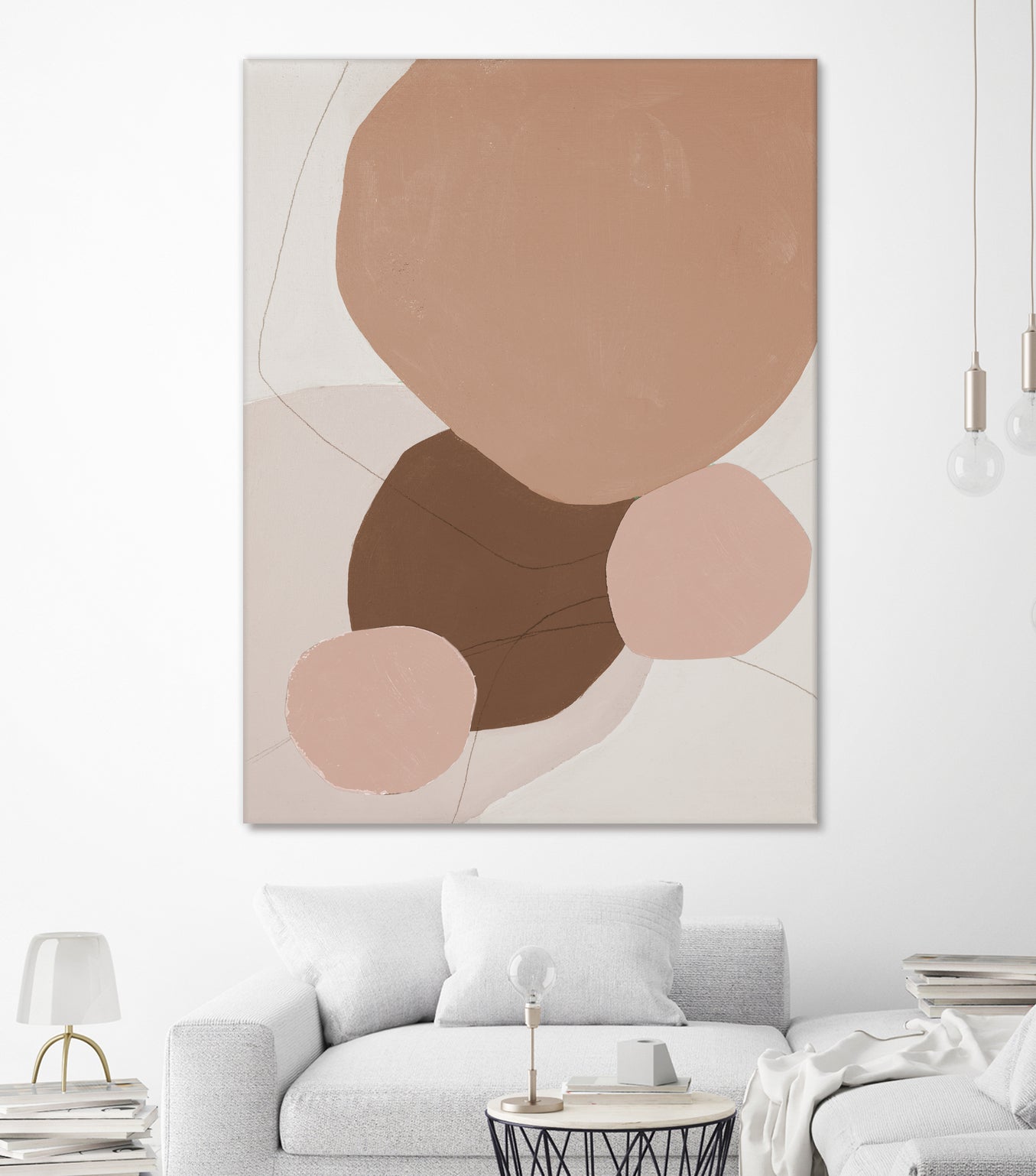 Fresh Shapes In Brown by Patricia Pinto on GIANT ART - abstract abstract