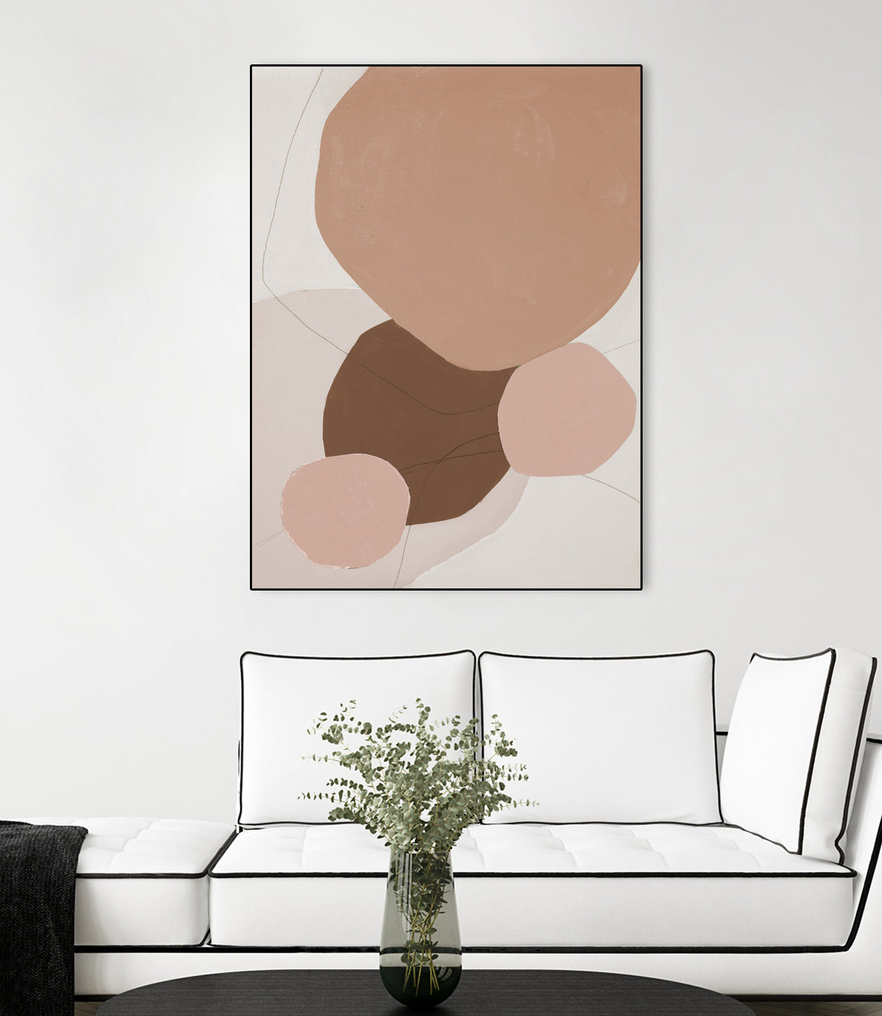 Fresh Shapes In Brown by Patricia Pinto on GIANT ART - abstract abstract