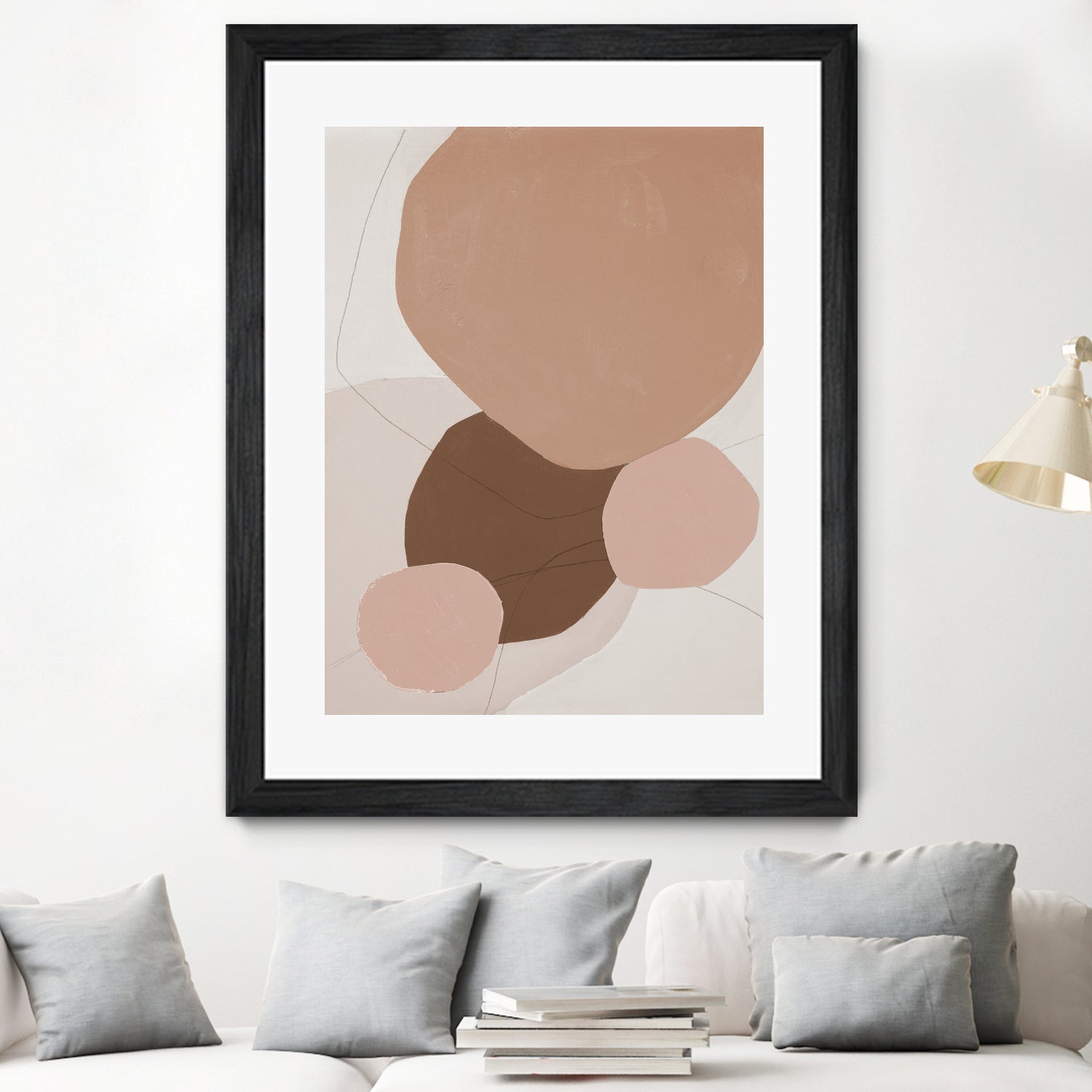 Fresh Shapes In Brown by Patricia Pinto on GIANT ART - abstract abstract