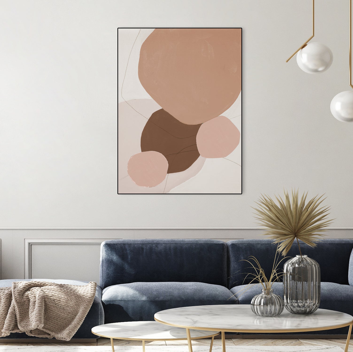 Fresh Shapes In Brown by Patricia Pinto on GIANT ART - abstract abstract