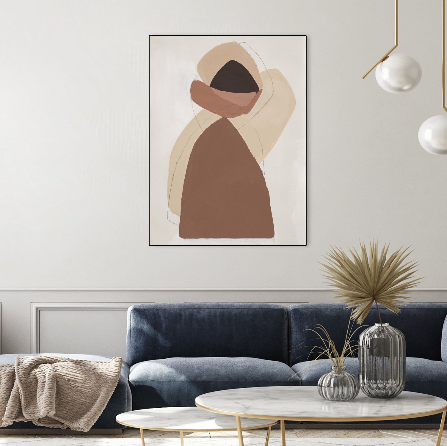 Mid-century In Brown I by Patricia Pinto on GIANT ART - abstract abstract