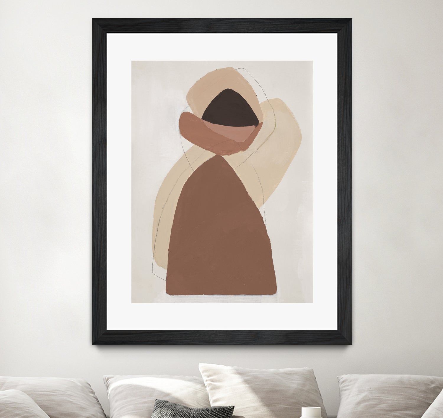 Mid-century In Brown I by Patricia Pinto on GIANT ART - abstract abstract