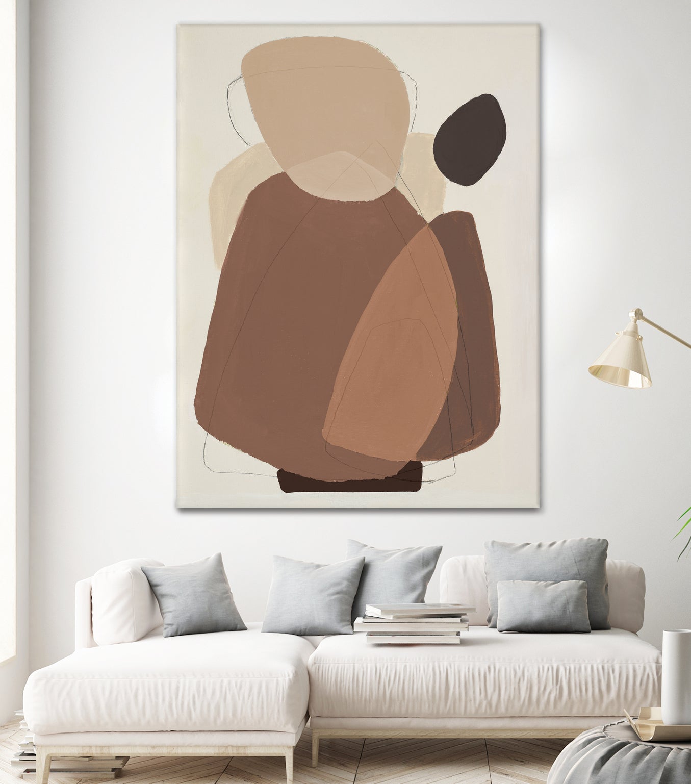 Midcentury In Brown II by Patricia Pinto on GIANT ART - abstract abstract