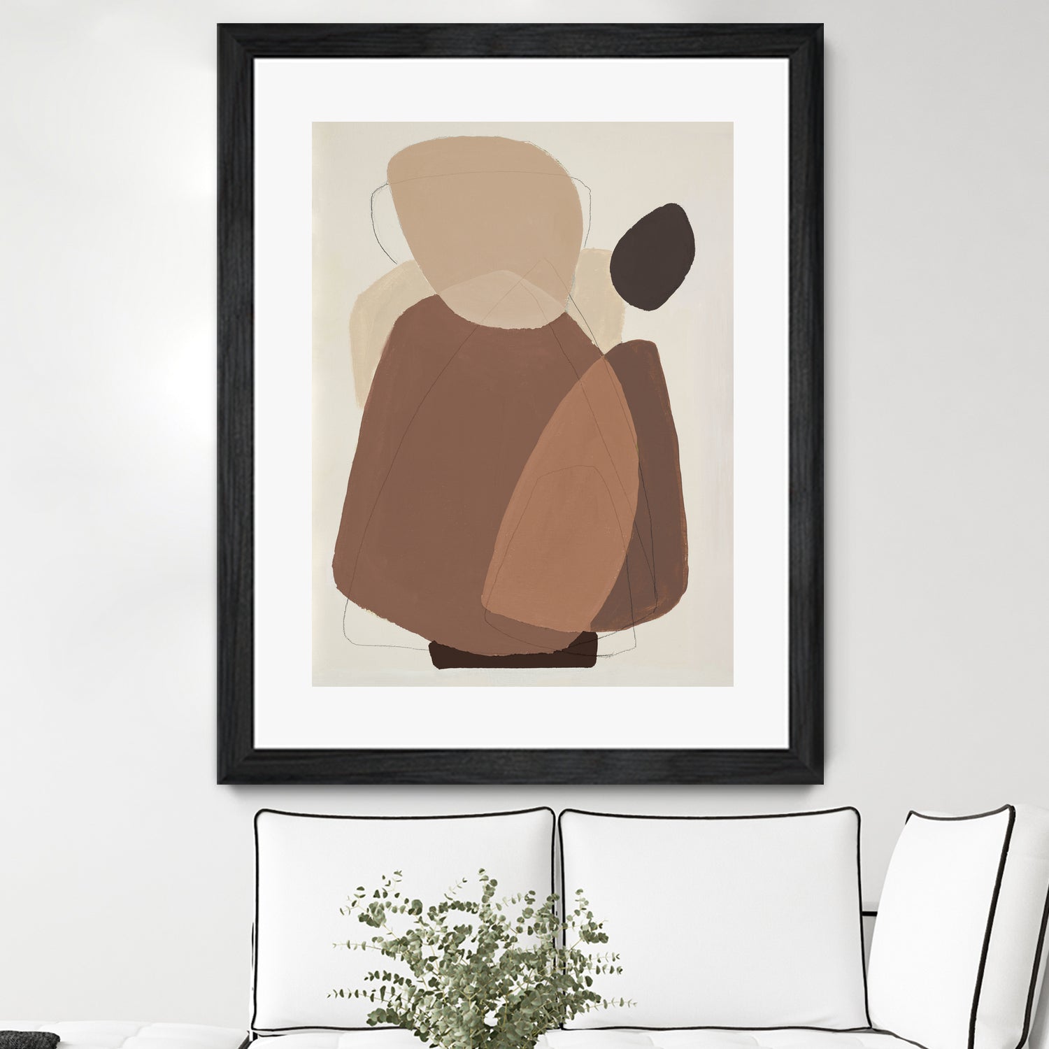 Midcentury In Brown II by Patricia Pinto on GIANT ART - abstract abstract