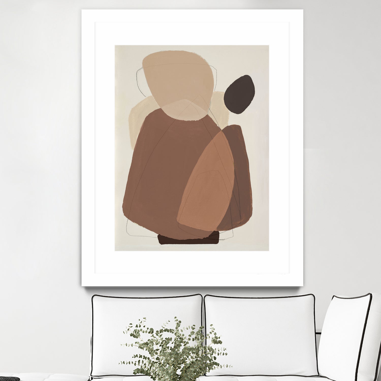 Midcentury In Brown II by Patricia Pinto on GIANT ART - abstract abstract