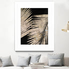 Neutral Palmas on Black I by Patricia  Pinto on GIANT ART - palms palmas