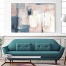 Pink and Blue Abstract I by Lanie Loreth on GIANT ART - abstract abstract