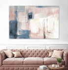 Pink and Blue Abstract I by Lanie Loreth on GIANT ART - abstract abstract