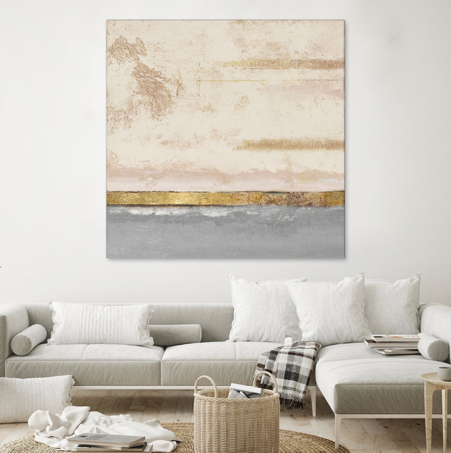 Soft Sea Landscape Square by Patricia Pinto on GIANT ART - abstract soft