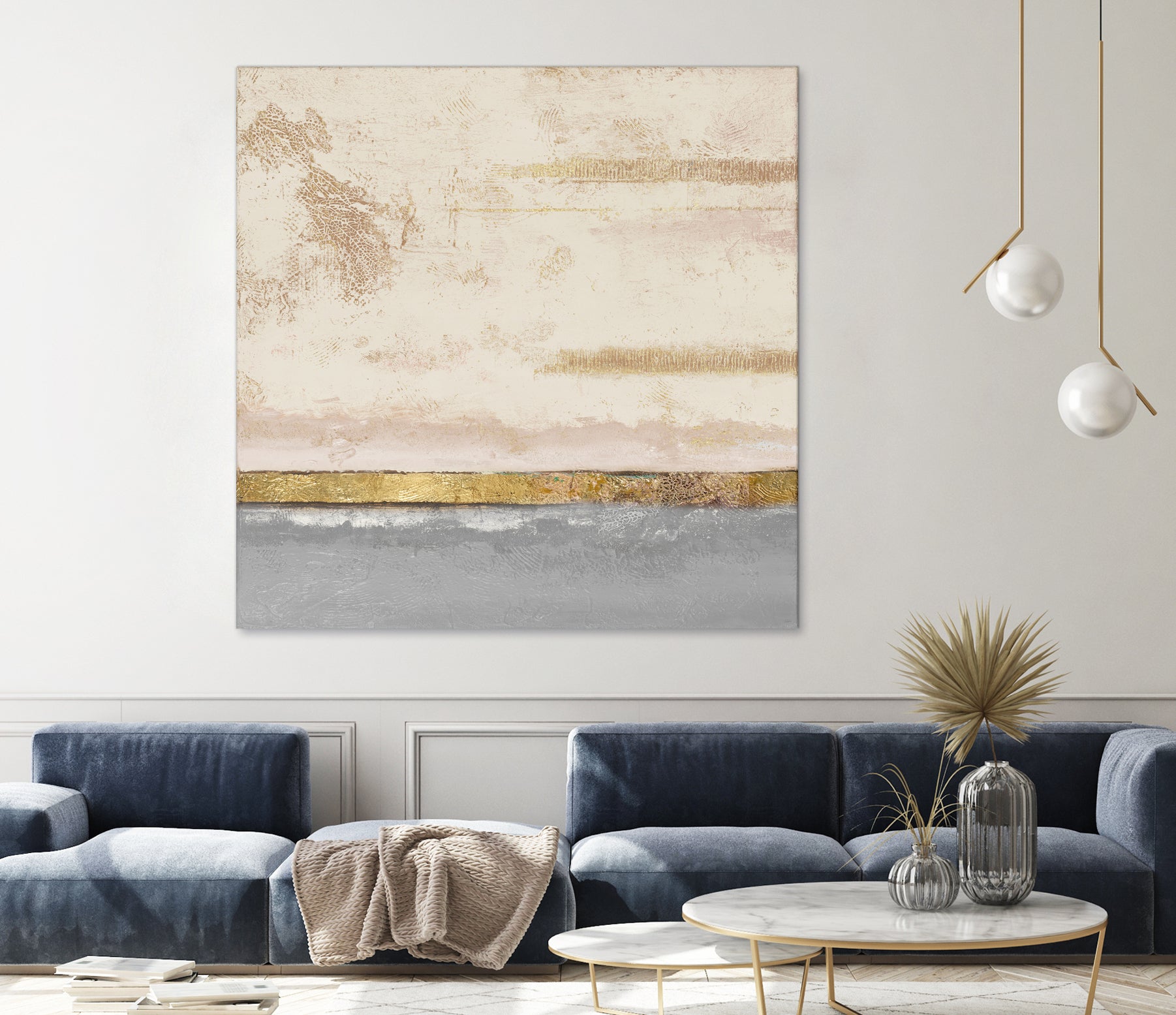 Soft Sea Landscape Square by Patricia Pinto on GIANT ART - abstract soft