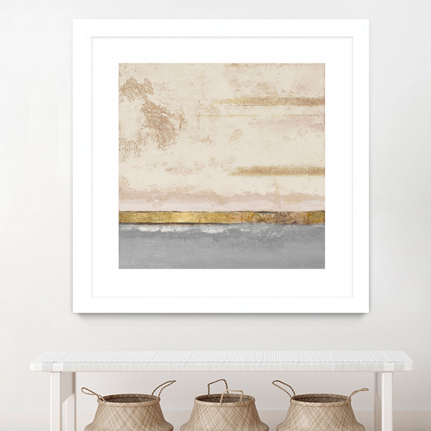 Soft Sea Landscape Square by Patricia Pinto on GIANT ART - abstract soft