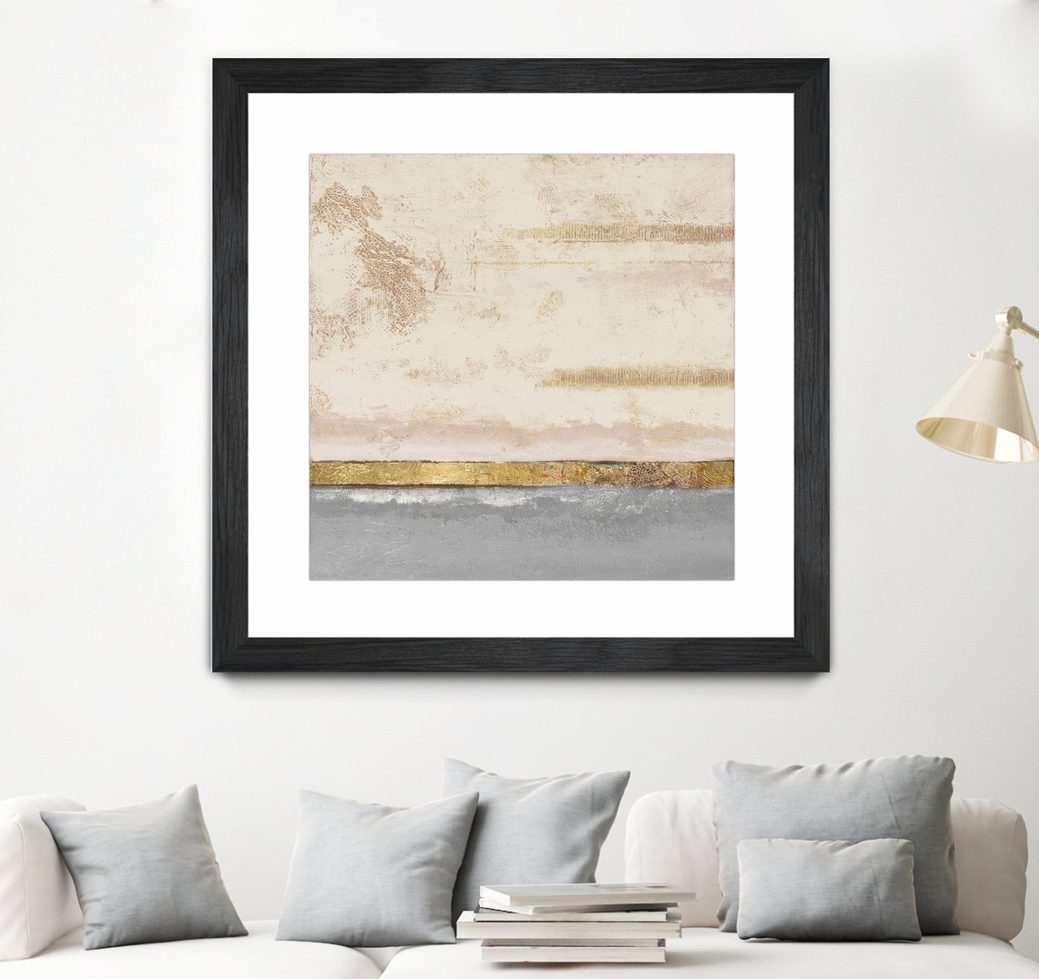 Soft Sea Landscape Square by Patricia Pinto on GIANT ART - abstract soft