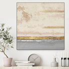 Soft Sea Landscape Square by Patricia Pinto on GIANT ART - abstract soft