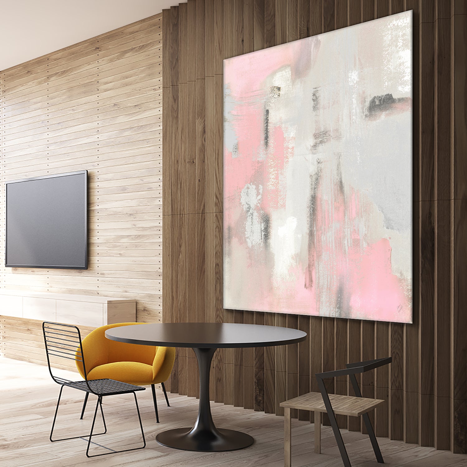 Pink Oasis by Lanie Loreth on GIANT ART - abstract pink