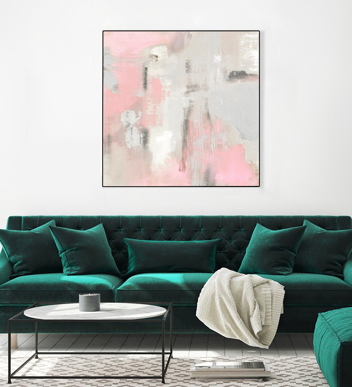 Pink Oasis by Lanie Loreth on GIANT ART - abstract pink