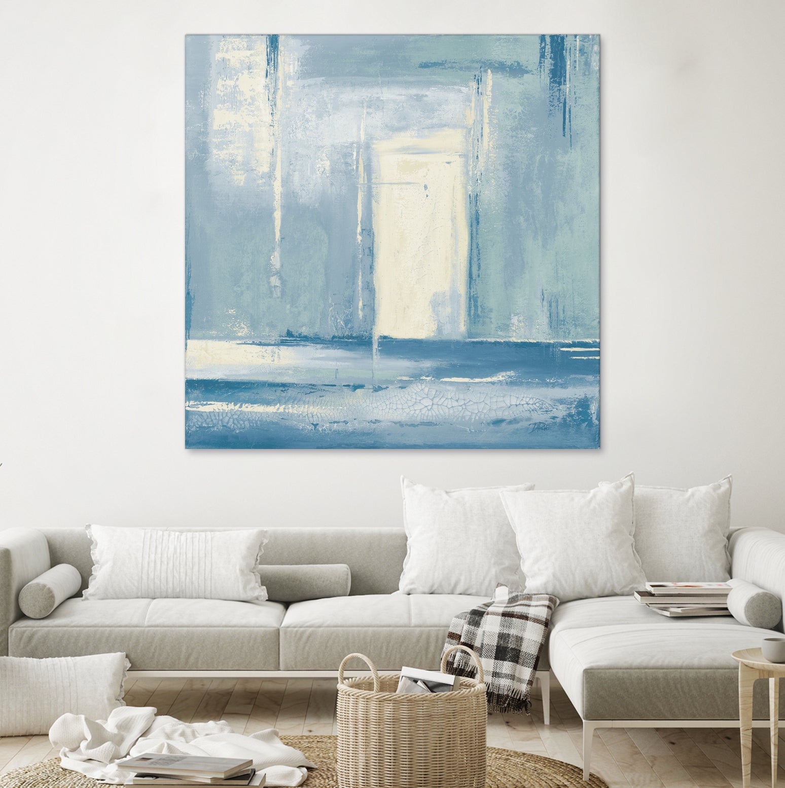 Blue Room Abstract I by Patricia Pinto on GIANT ART - abstract blue