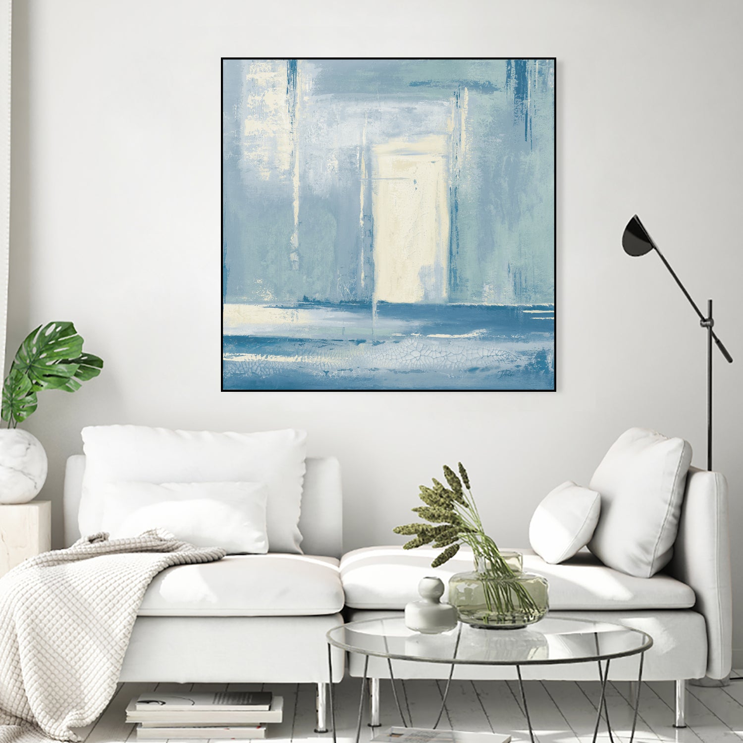 Blue Room Abstract I by Patricia Pinto on GIANT ART - abstract blue