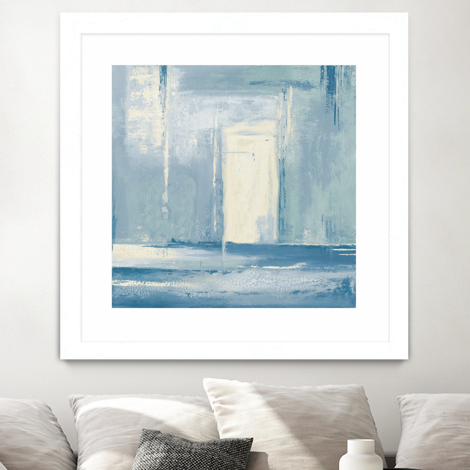 Blue Room Abstract I by Patricia Pinto on GIANT ART - abstract blue