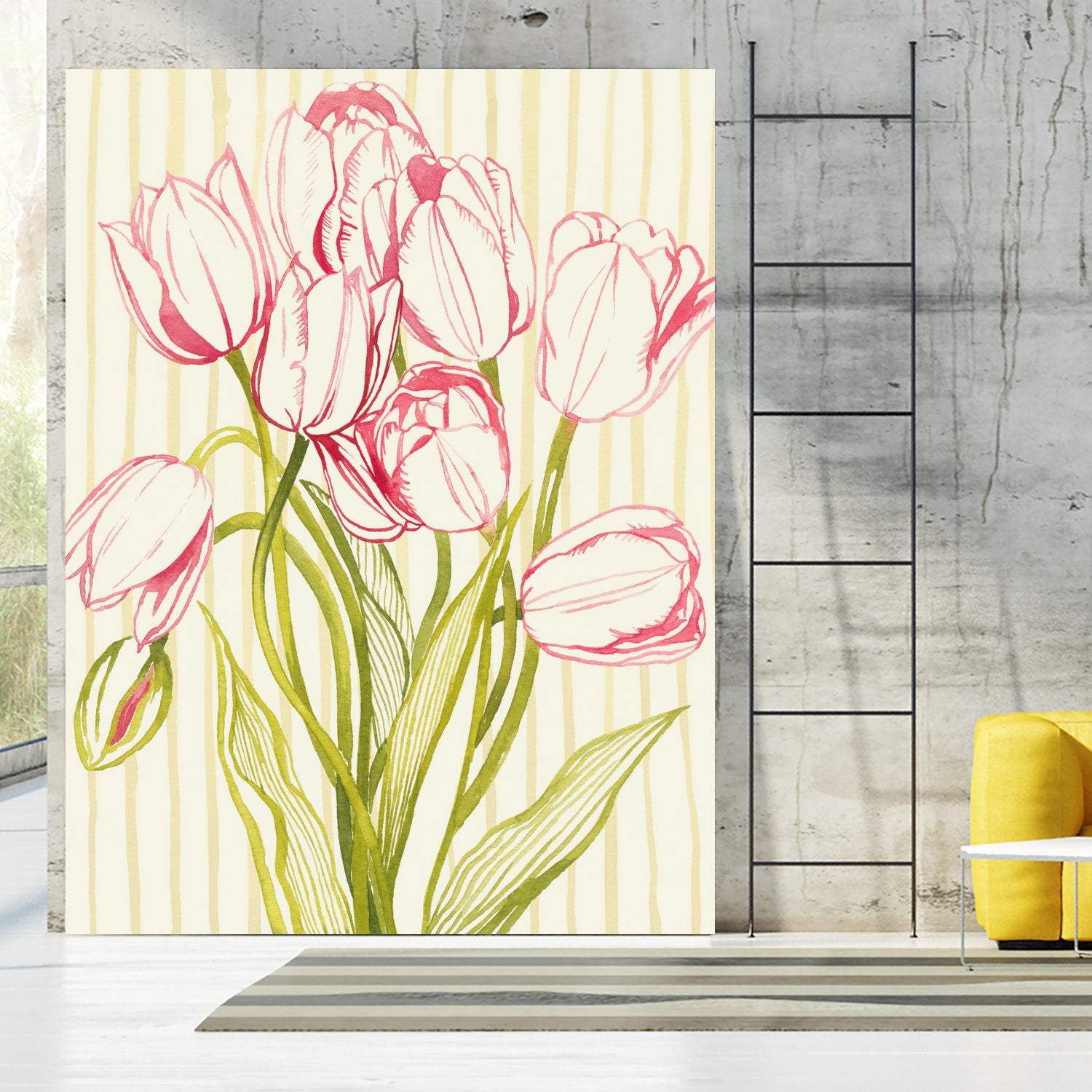 Sunday Best I by Grace Popp on GIANT ART - floral botanicals flowers