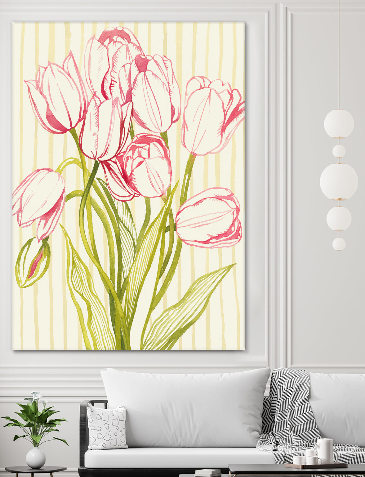Sunday Best I by Grace Popp on GIANT ART - floral botanicals flowers