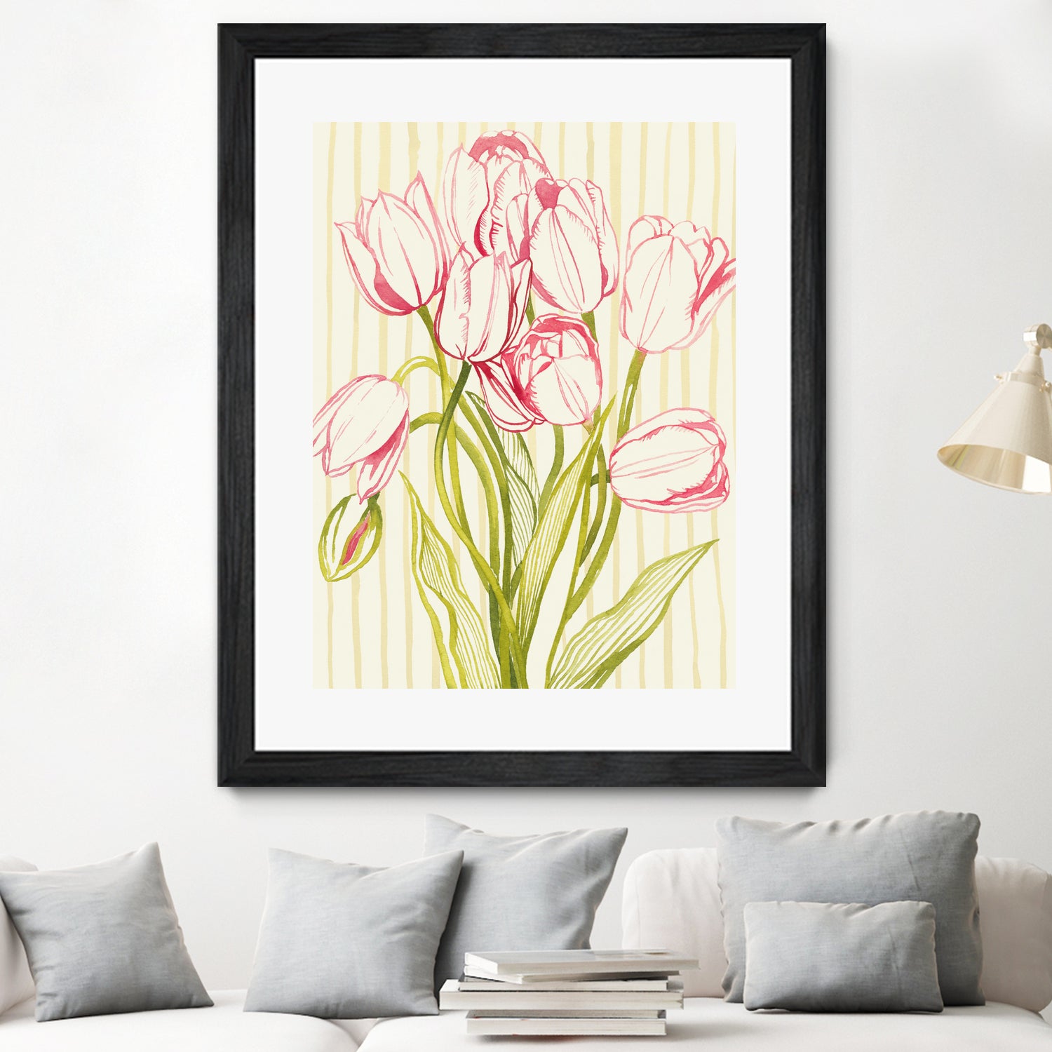Sunday Best I by Grace Popp on GIANT ART - floral botanicals flowers