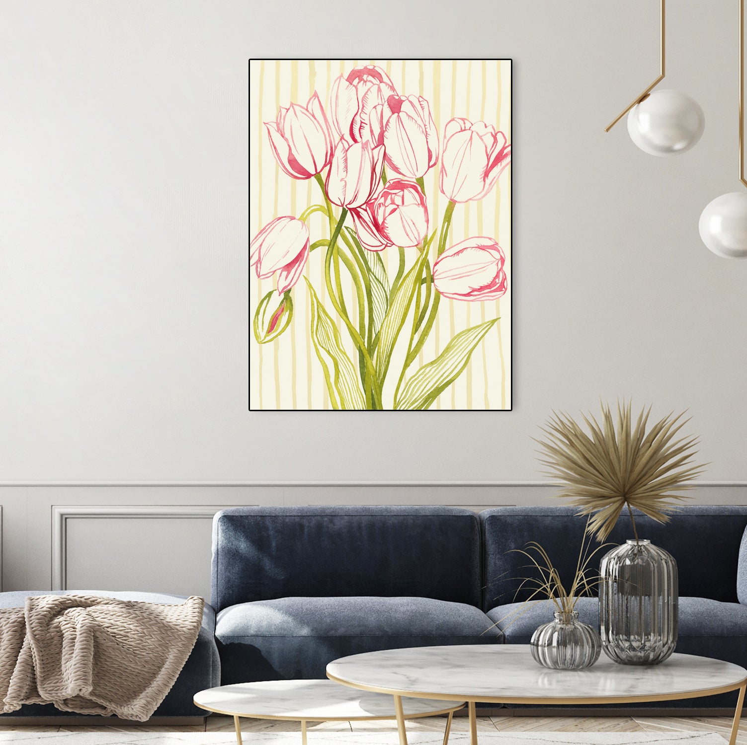 Sunday Best I by Grace Popp on GIANT ART - floral botanicals flowers
