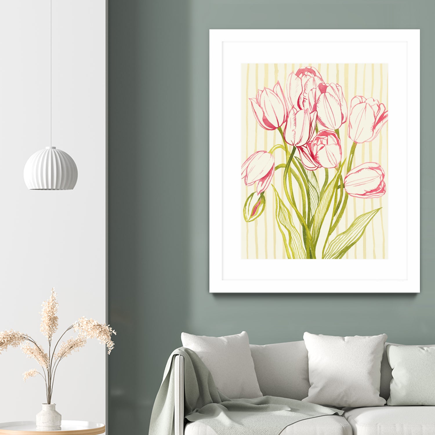 Sunday Best I by Grace Popp on GIANT ART - floral botanicals flowers