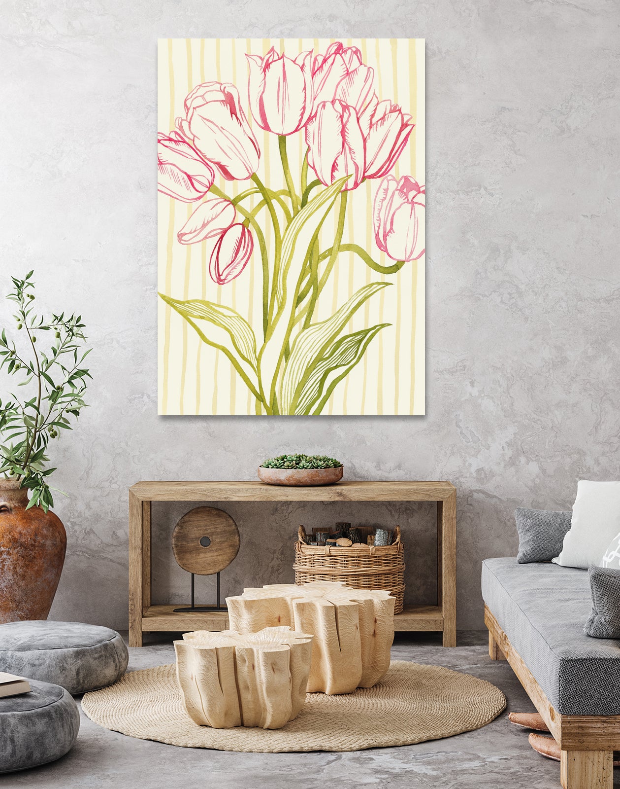 Sunday Best II by Grace Popp on GIANT ART - floral botanicals flowers