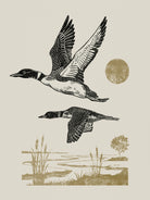 Lake Meditation ll by Victoria Barnes on GIANT ART - animals nature birds