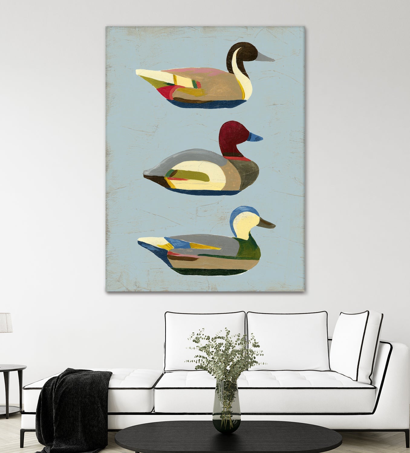 Decoy Ducks I by June Erica Vess on GIANT ART - animals nature birds