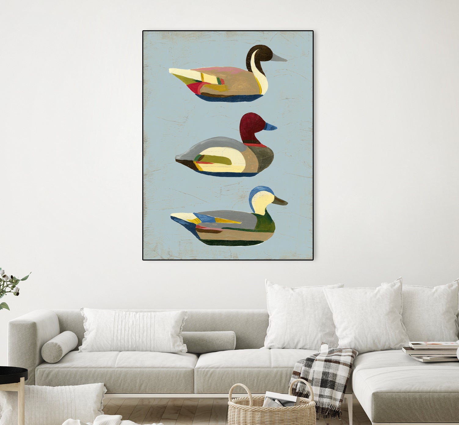 Decoy Ducks I by June Erica Vess on GIANT ART - animals nature birds