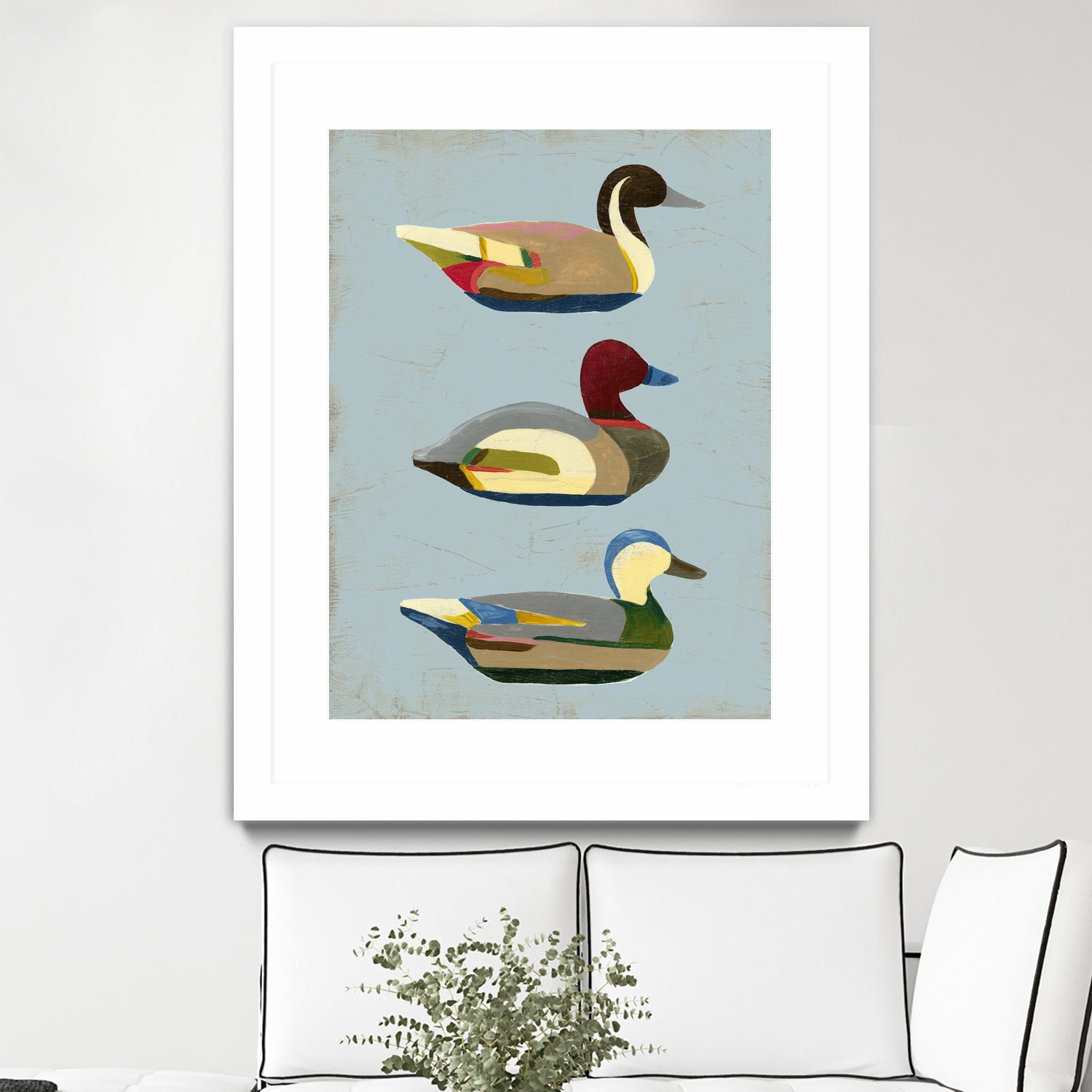 Decoy Ducks I by June Erica Vess on GIANT ART - animals nature birds