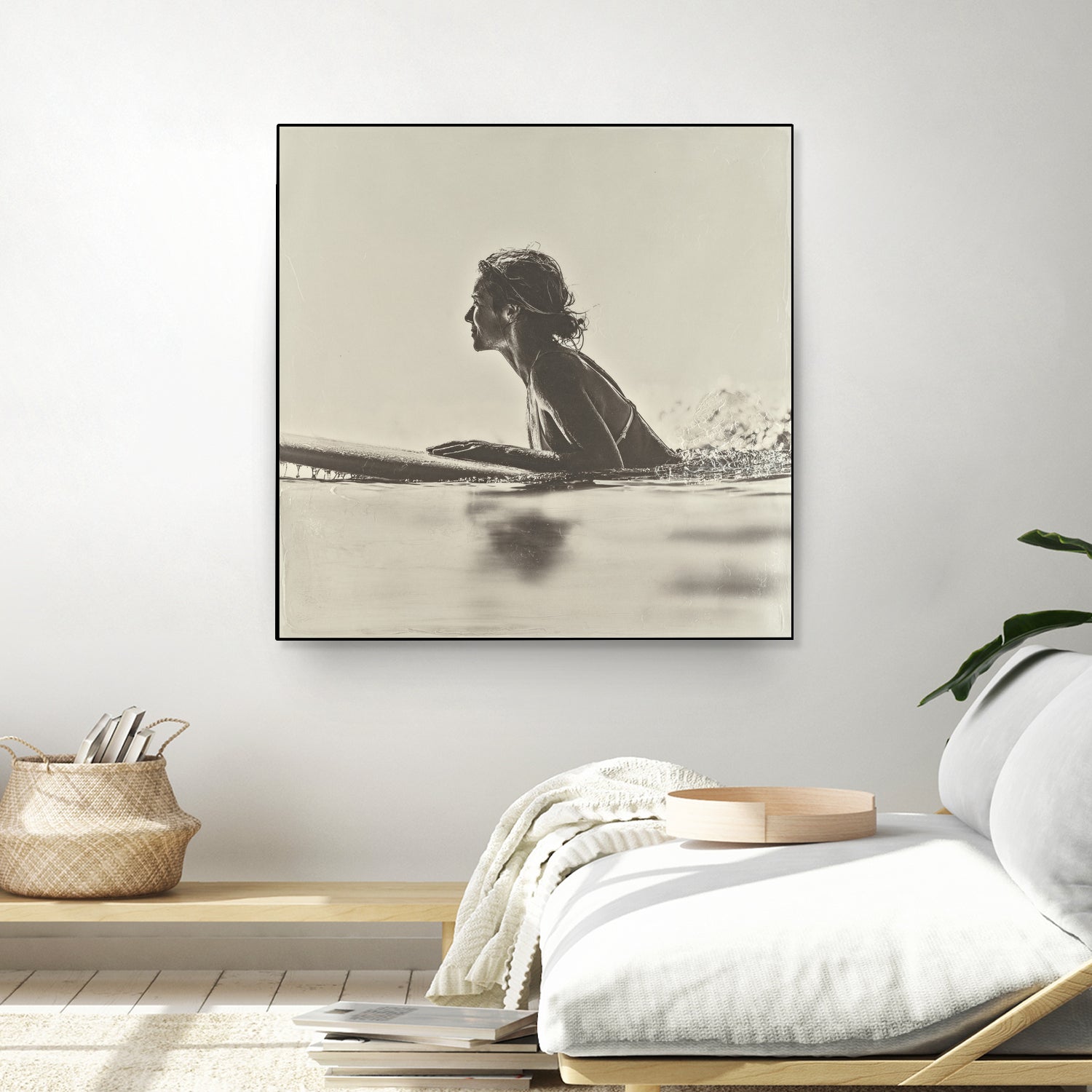 Malibu Paddleout I by Walker Noble on GIANT ART - sports watersports