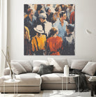 Faces in the Crowd I by Walker Noble on GIANT ART - figurative fashion other