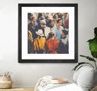 Faces in the Crowd I by Walker Noble on GIANT ART - figurative fashion other