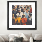 Faces in the Crowd I by Walker Noble on GIANT ART - figurative fashion other
